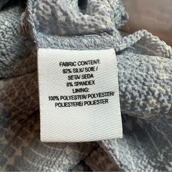 Derek Lam 10 Crosby Blue ruffled mini skirt silk size 0, girly layered spring - Picture 8 of 9